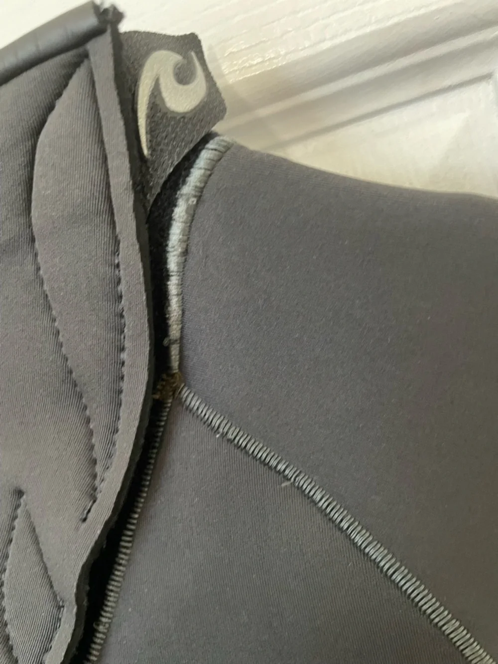 Rip Curl Black Shorty Wetsuit with Subtle Print Trim